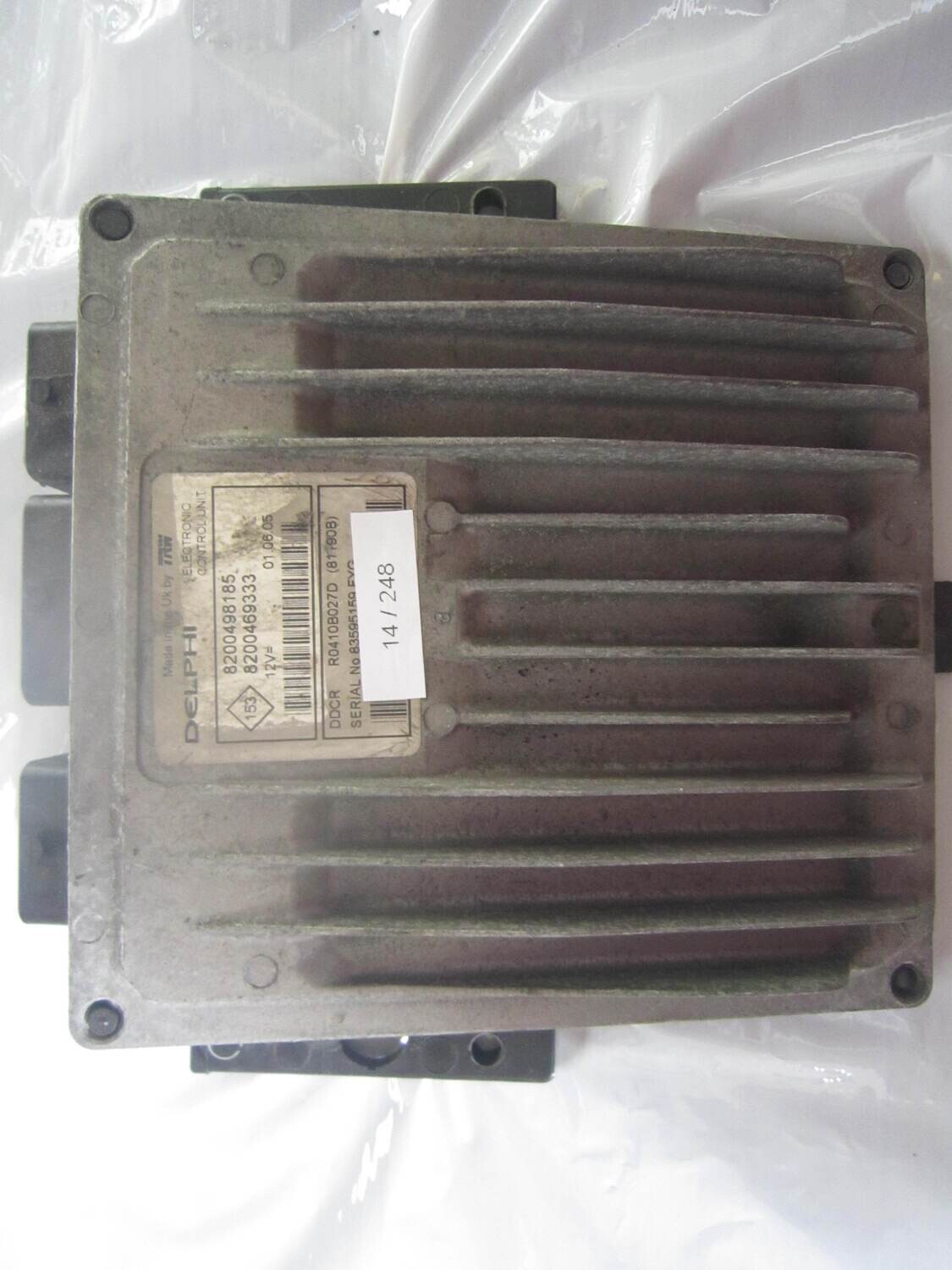 14-248 Centralina Motore Delphi R0410B027D 8200498185 8200469333 81190B RENAULT Diesel CLIO 1.5