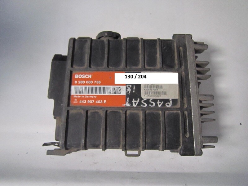 130-204 Centralina Motore Bosch 0 280 000 736 0280000736 443 907 403 E 443907403E VOLKSWAGEN Benzina PASSAT 1.8