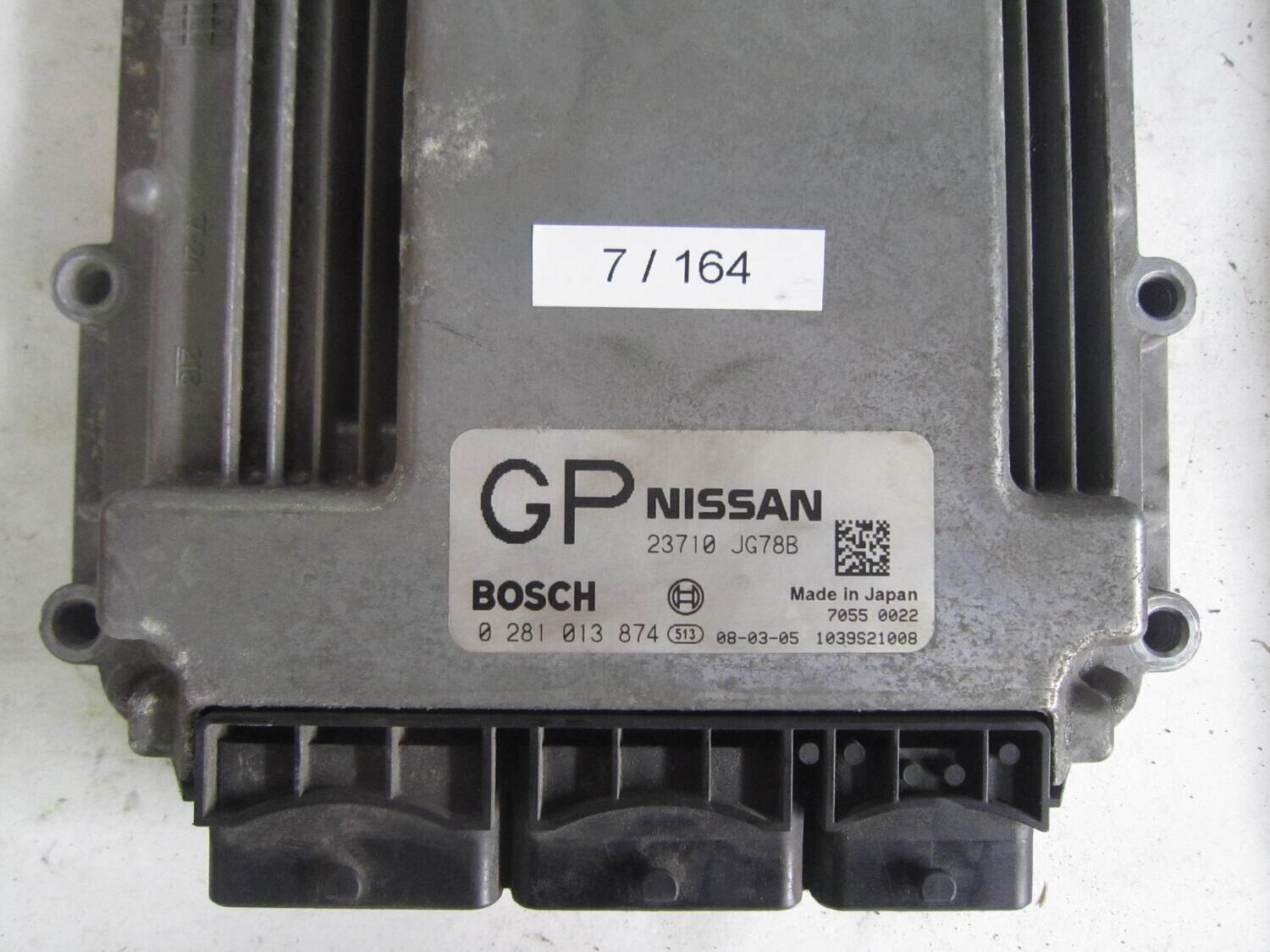 7-164 centralina motore bosch 0 281 013 874 23710 jg78b 1039s21008   nissan x-trail