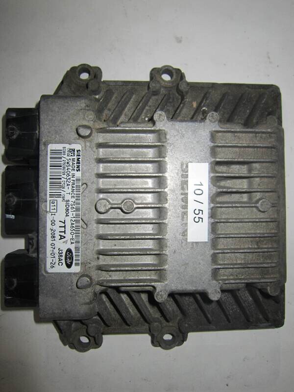 10-55 Centralina Motore Siemens 5WS40632AT 5WS40632A-T 7S61-12A650-EA 7S6112A650EA 7TTA J38AC 7TTAJ38AC SID 804 SID804   FORD  Fiesta 1.4 TDCI '07