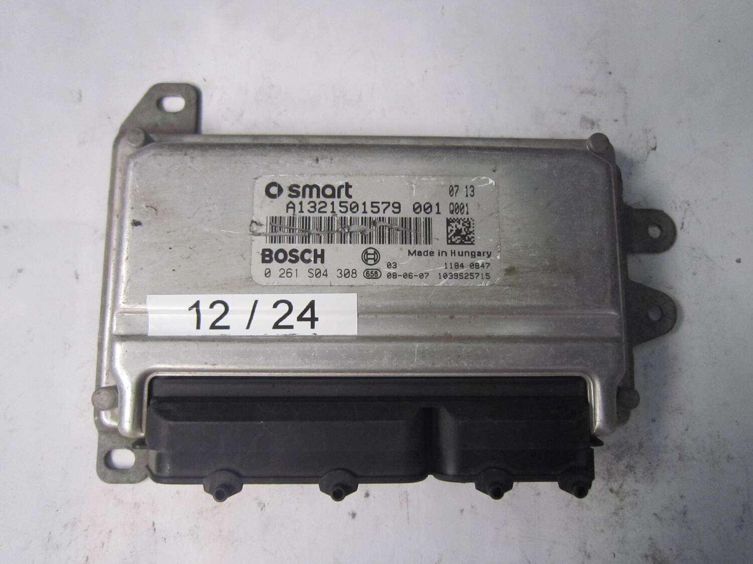 12-24 Centralina Motore Bosch 0 261 S04 308 0261S04308 A1321501579 1039S25715 SMART Benzina 451 1.0
