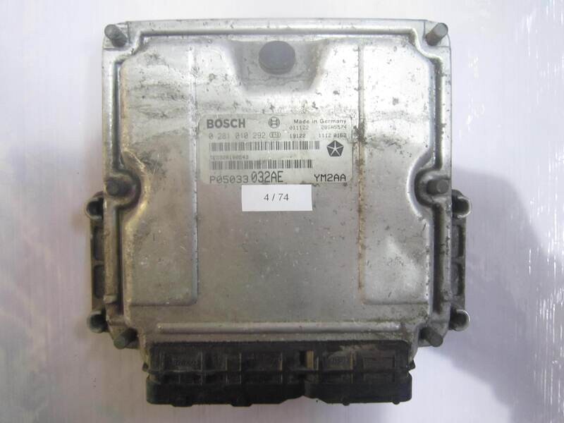 4-74 Centralina Motore Bosch 0 281 010 292 P05033032AE 28SA5574 YM2AA  CHRYSLER DIESEL PT CRUISER 2.2