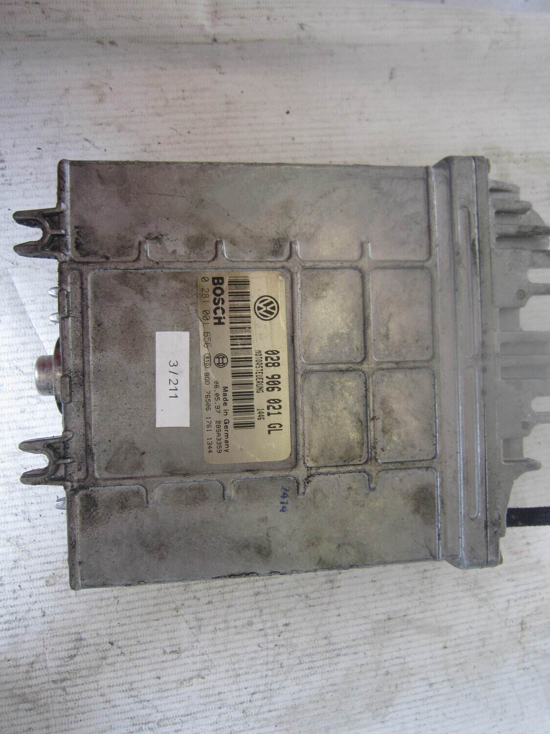3-211 Centralina Motore Bosch 0 281 001 656 0281001656 028 906 021 GL 028906021GL VOLKSWAGEN Diesel PASSAT