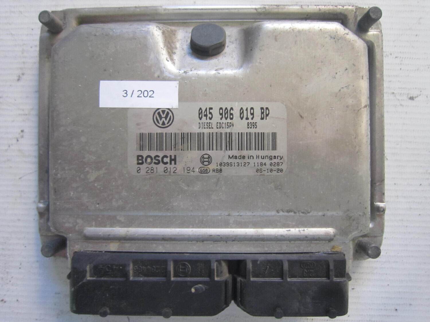 3-202 Centralina Motore Bosch 0 281 012 194 0281012194 045 906 019 BP 045906019BP 1039S13127 EDC15P VOLKSWAGEN Diesel POLO 1.4