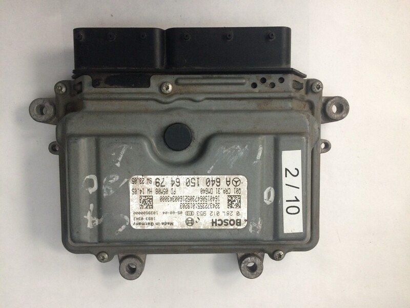 2-10 Centralina Motore Bosch 0281012953 6401506479 1039S00000 MERCEDES BENZ B180 2.0 CDI