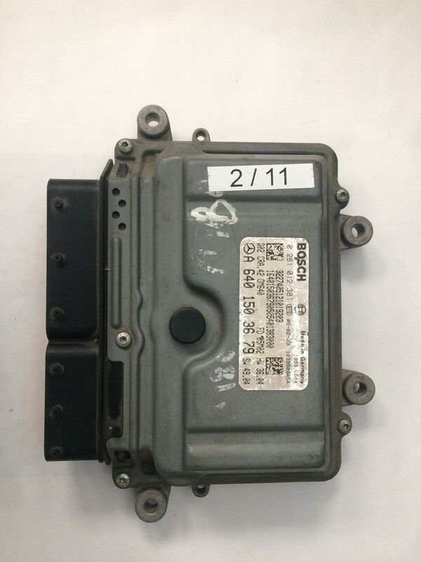 2-11 Centralina Motore Bosch 0281012381 6401503679 1039S09254 MERCEDES BENZ CLASSE A W169