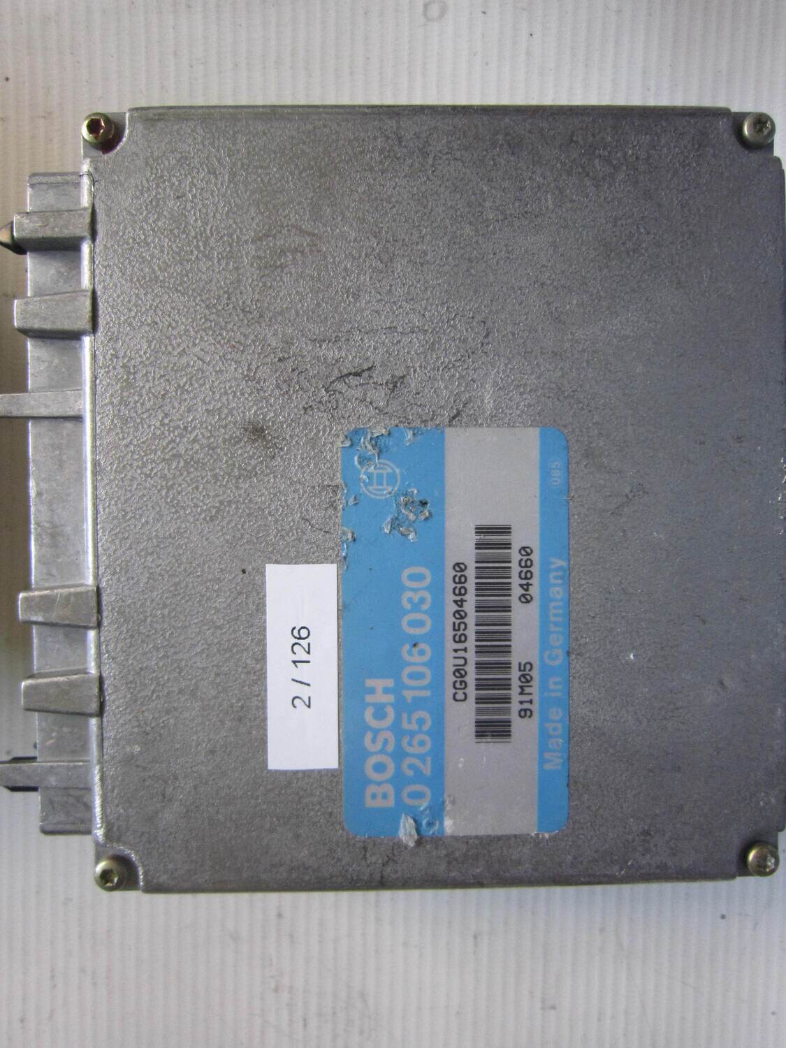 2-126 Centralina Motore Bosch 0 265 106 030 0265106030 010 545 28 32 0105452832 MERCEDES BENZ Benzina CLASSE  S