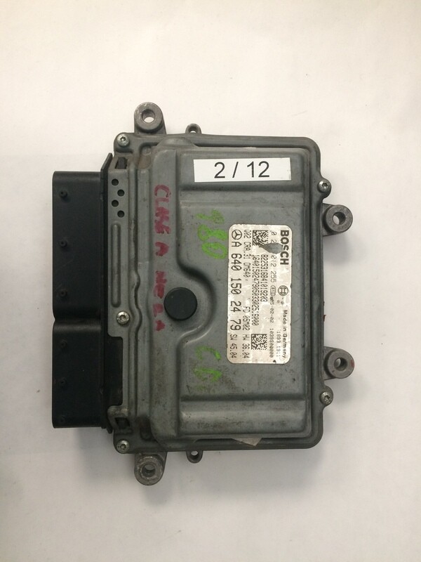 2-12 Centralina Motore Bosch 0281012255 6401502479 1039S00000 MERCEDES BENZ CLASSE A W169 1.8 CDI