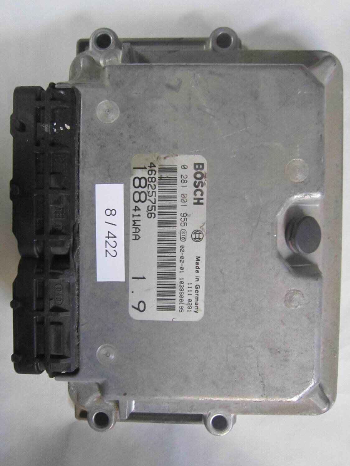8-422 Centralina Motore Bosch 0 281 001 955 0281001955 46789433 28SA5589 C324N188 ALFA ROMEO / FIAT / LANCIA Diesel PUNTO 1.9