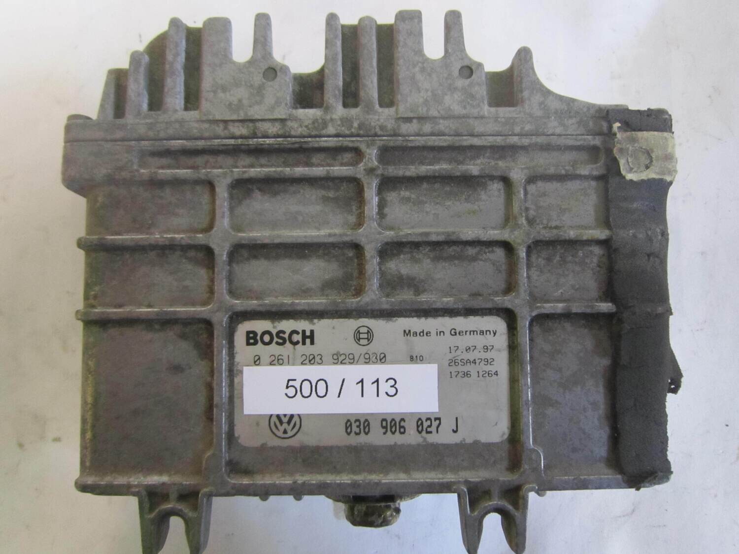 500-113 Centralina Motore Bosch 0261203929930 0 261 203 929/930 030 906 027 J 030906027J 26SA4792      SEAT  VARIE
