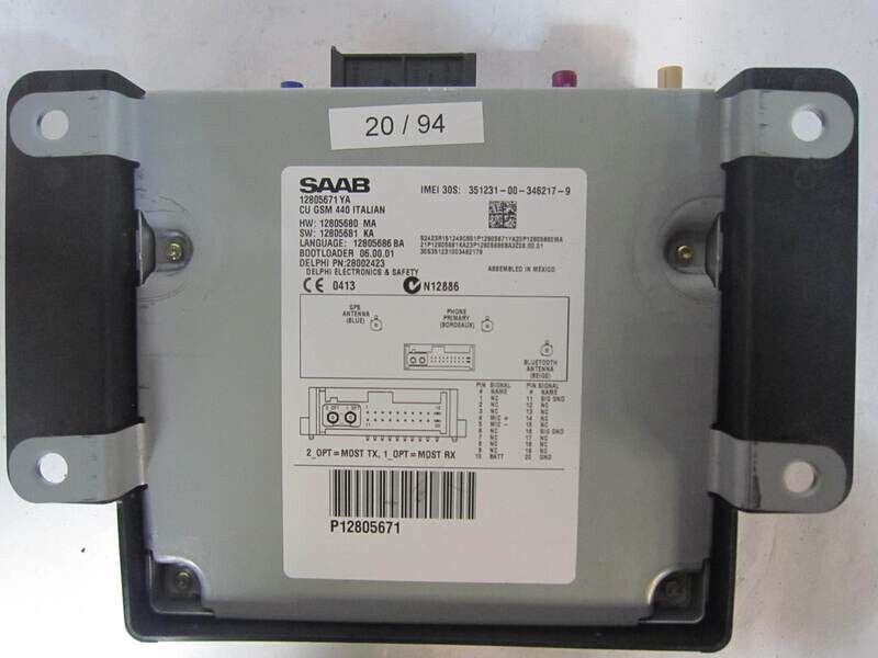 20-94 Navigatore Delphi 12805671YA 12805671 YA 28002423        SAAB  9_3   NUOVO