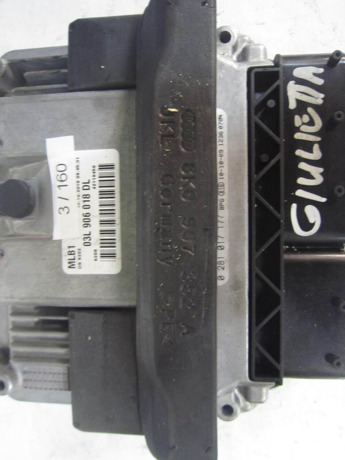 3-160 Centralina Motore Bosch 0 281 017 177 0281017177 03L 906 018 DL 03L906018DL 8K0 907 352 A AUDI VARIE 2.0