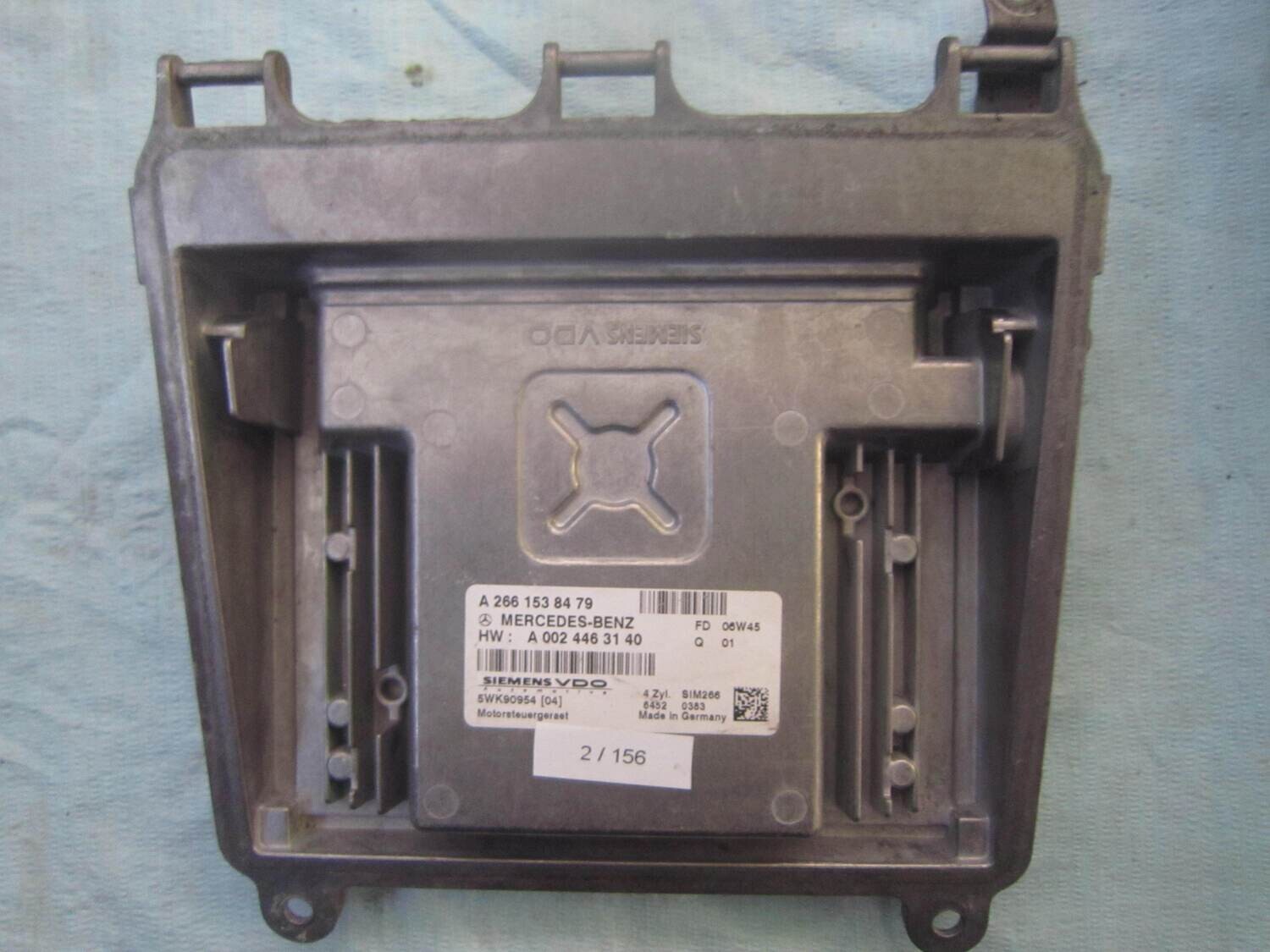 2-156 Centralina Motore Siemens 5WK90954 A 266 153 84 79 A2661538479 A 002 446 31 40 SIM 266 Mercedes Benzina CLASSE  A