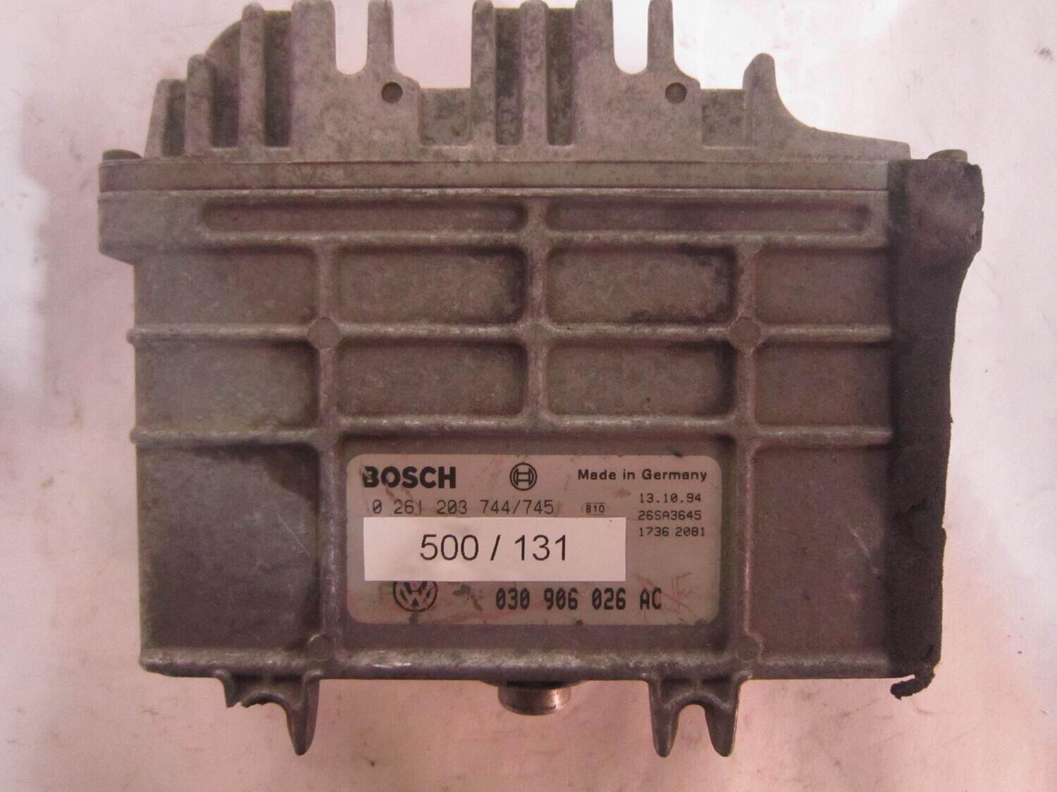 500-131 Centralina Motore Bosch 0 261 203 744/745 0261203744745 030 906 026 AC 030906026AC VOLKSWAGEN Benzina POLO 1.0