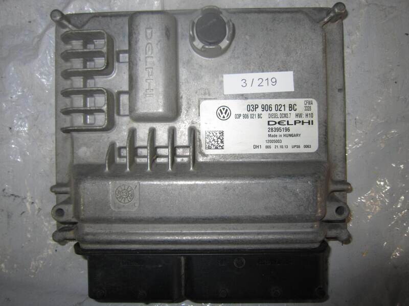 3-219 Centralina Motore Delphi 03P 906 021 BC 03P906021BC 28395196 DCM3.7 HW H10 SEAT Benzina IBIZA