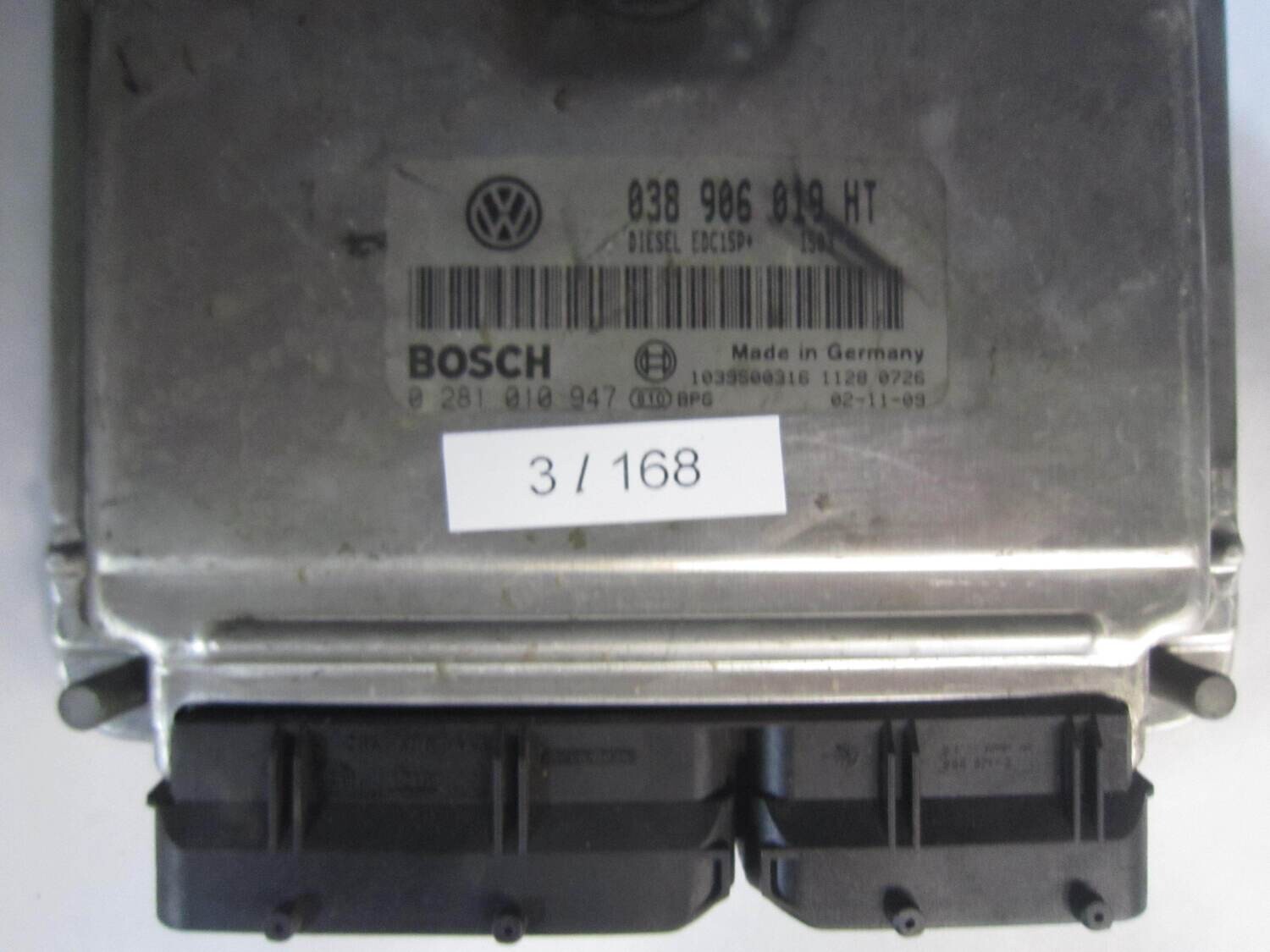 3-168 Centralina Motore Bosch 0 281 010 947 0281010947 038 906 019 HT 038906019HT 1039S00316 EDC15 SEAT Diesel IBIZA