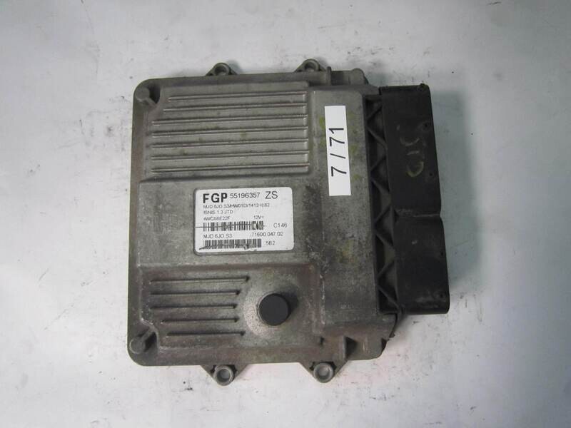 7-71 Centralina Motore Magneti Marelli 55196357 MJD 6JO.S3 MJD6JOS3 4WCS6E22F 71600.047.02 7160004702 HW01D/1412-I182 HW01D1412I182 SUZUKI IGNIS 1.3 DDIS 7-71 Centralina Motore Magneti Marelli 55196357 MJD 6JO.S3 MJD6JOS3 4WCS6E22F 71600.047.02 7160004702 HW01D/1412-I182 HW01D1412I182 SUZUKI IGNIS 1.3 DDIS