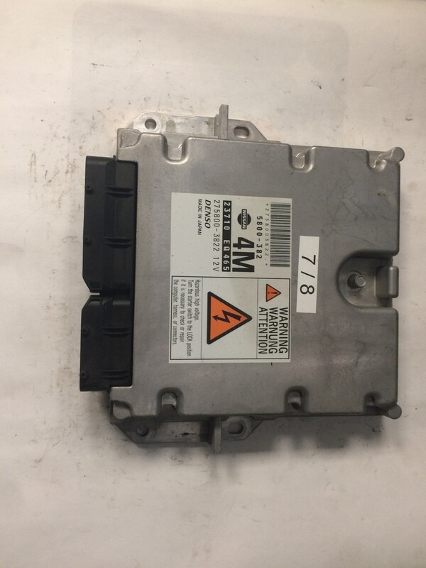 7-8 Centralina Motore Denso 23710EQ465 23710 EQ465 275800-3822 2758003822 5800-382 5800382     NISSAN  X-TRAIL 2.2 DCI