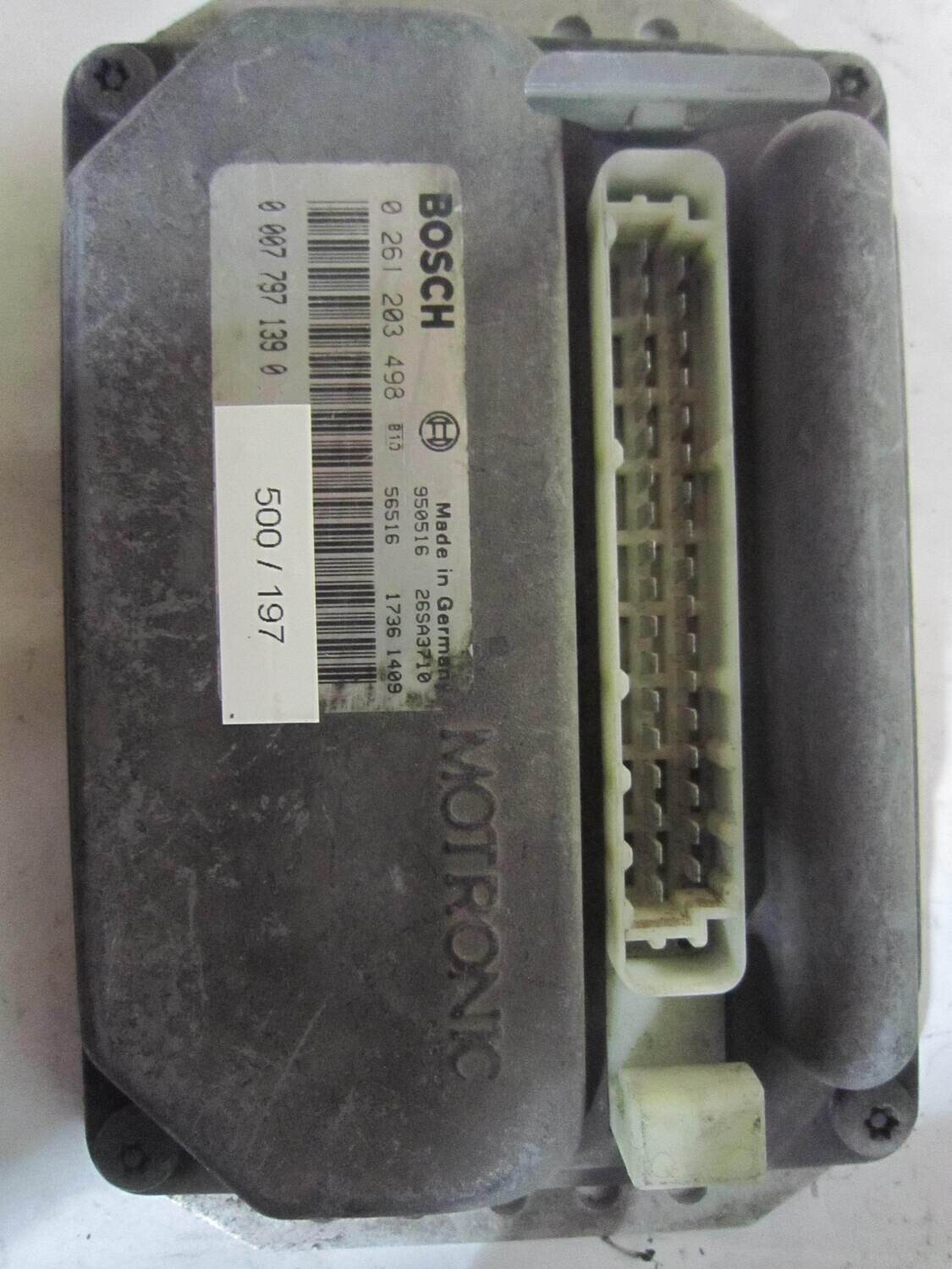 500-197 Centralina Motore Bosch 0261203498 0 261 203 498 0 007 797 139 0 00077971390 26SA3710      ALFA ROMEO / FIAT / LANCIA  VARIE