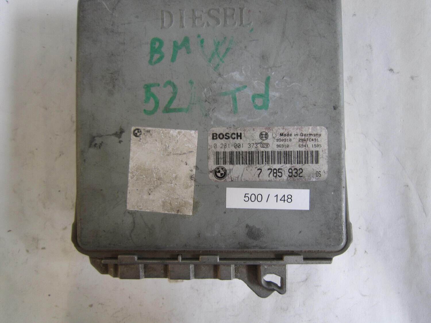 500-148 Centralina Motore Bosch 0281001373 0 281 001 373 7 785 932 7785932 28RTE491      BMW  525 TD