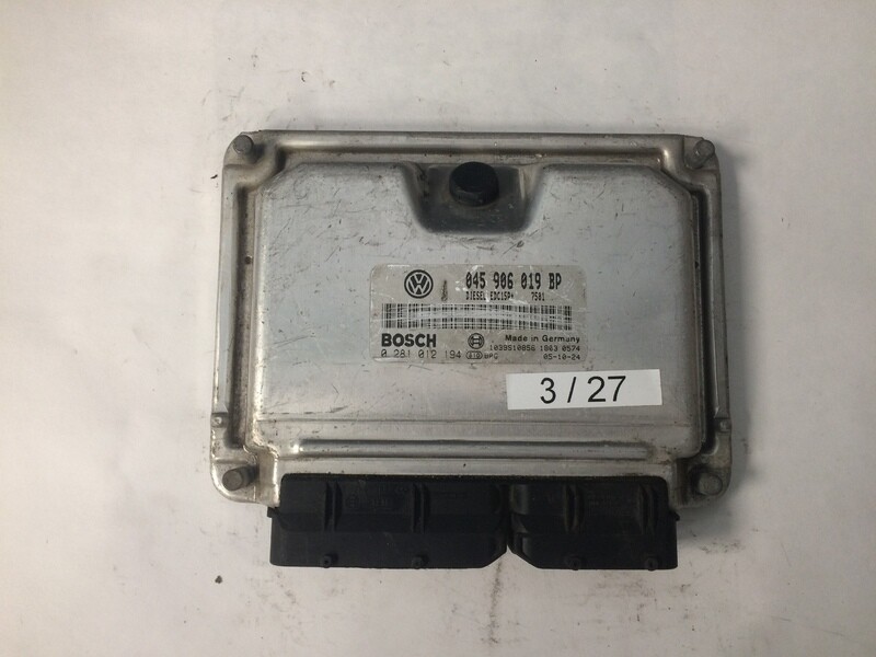 3-27 Centralina Motore Bosch 0281012194 045906019BP 1039S10856 VOLKSWAGEN VOLKSWAGEN POLO 1.4 TDI