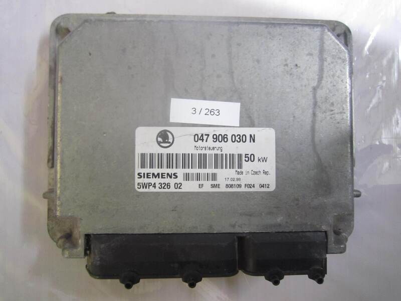 3-263 Centralina Motore Siemens 5WP4 326 02 5WP432602 047 906 030 N 047906030N SKODA Benzina FELICIA
