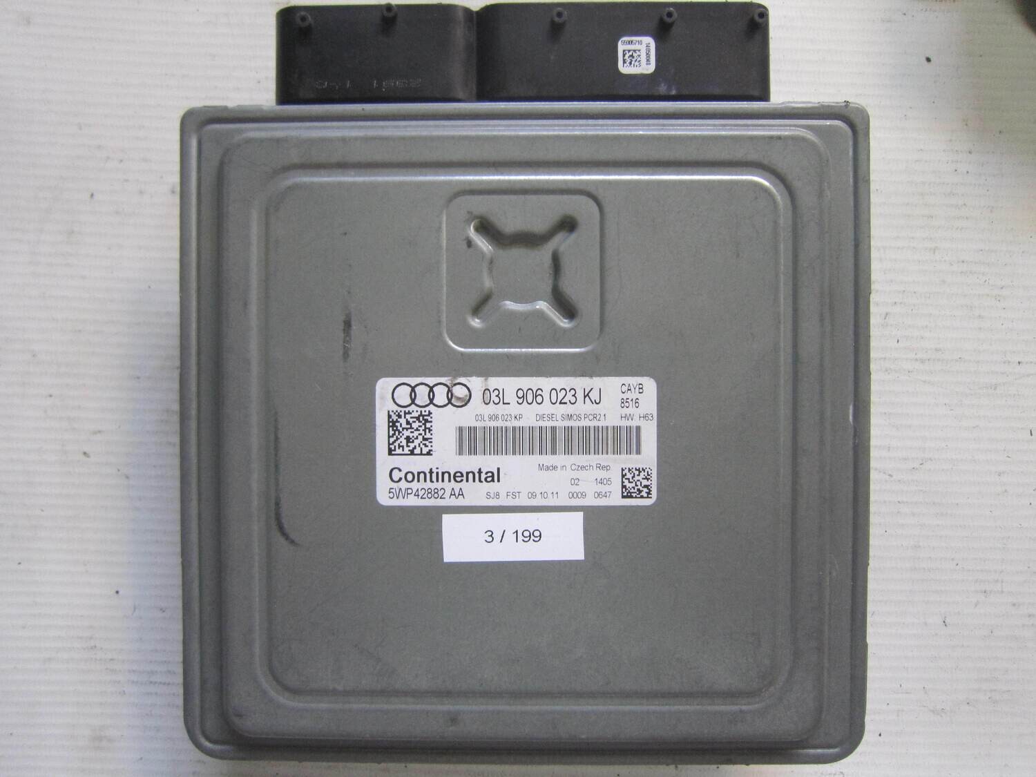 3-199 Centralina Motore Continental 5WP42882 AA 5WP42882AA 03L 906 023 KJ 03L906023KJ SIMOS PCR2.1 HW H63 AUDI Diesel A 1