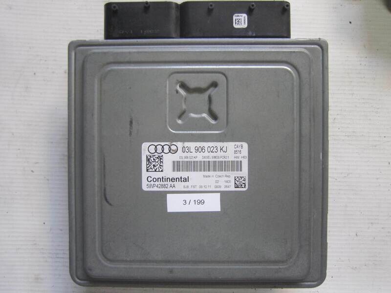 3-199 Centralina Motore Continental 5WP42882 AA 5WP42882AA 03L 906 023 KJ 03L906023KJ SIMOS PCR2.1 HW H63 AUDI Diesel A 1