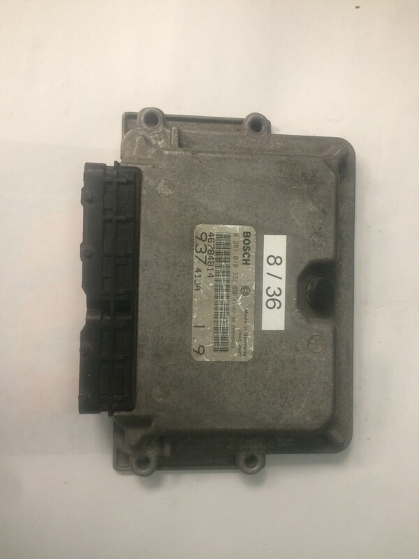 8-36 Centralina Motore Bosch 0281010332 0 281 010 332 46784814  28SA5026      ALFA ROMEO / FIAT / LANCIA  147_ 1.9_ jtd