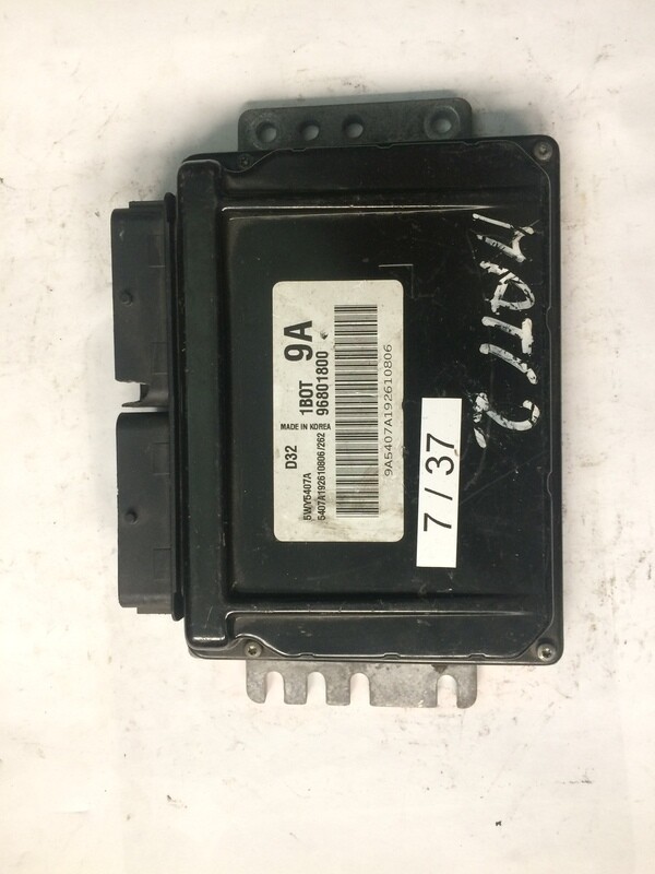 7-37 Centralina Motore Chevrolet  5WY5407A 96801800 96801800 1BOT 9A 1BOT9A   __  CHEVROLET  Matiz 800