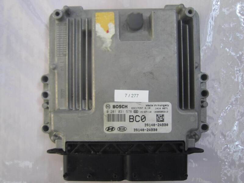 7-277 Centralina Motore Bosch 0 281 031 578 0281031578 39140-2ABB0 391402ABB0 1039S85312 BC0 EDC17C57 4.10 HYUNDAI Diesel TUCSON