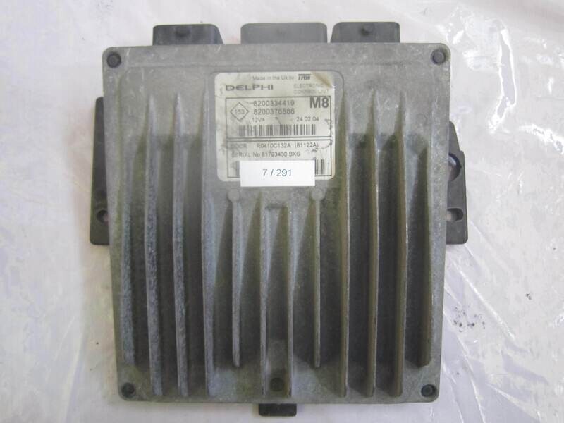 7-291 Centralina Motore Delphi R0410C132A 8200334419 8200376886 81122A NISSAN Diesel MICRA