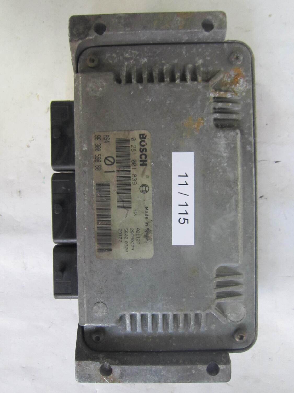 11-115 Centralina Motore Bosch 0281001839 0 281 001 839 96 300 598 80 9630059880 28FM0279  AS4    CITROEN / PEUGEOT  saxo / 106   1.5 d