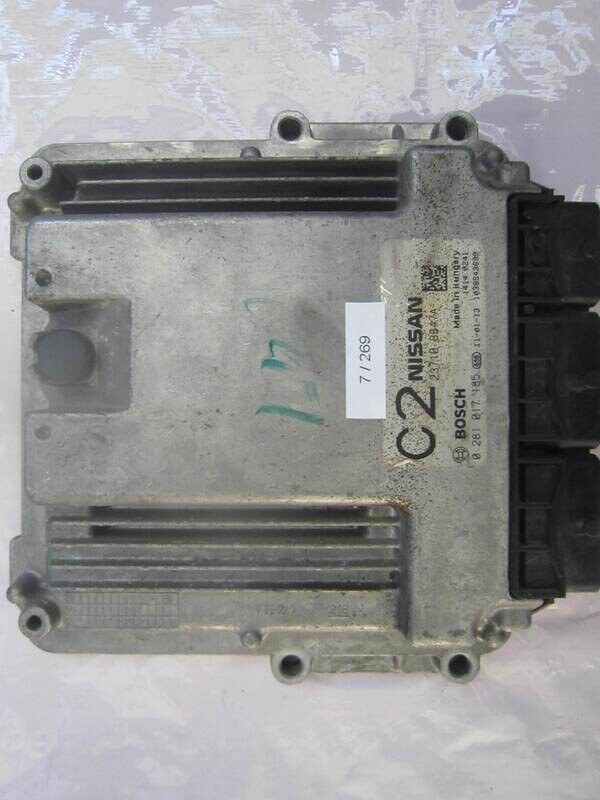 7-269 Centralina Motore Bosch 0 281 017 185 0281017185 23710 BB47A 23710BB47A 1039S43639 C2 NISSAN Diesel QASHQAI