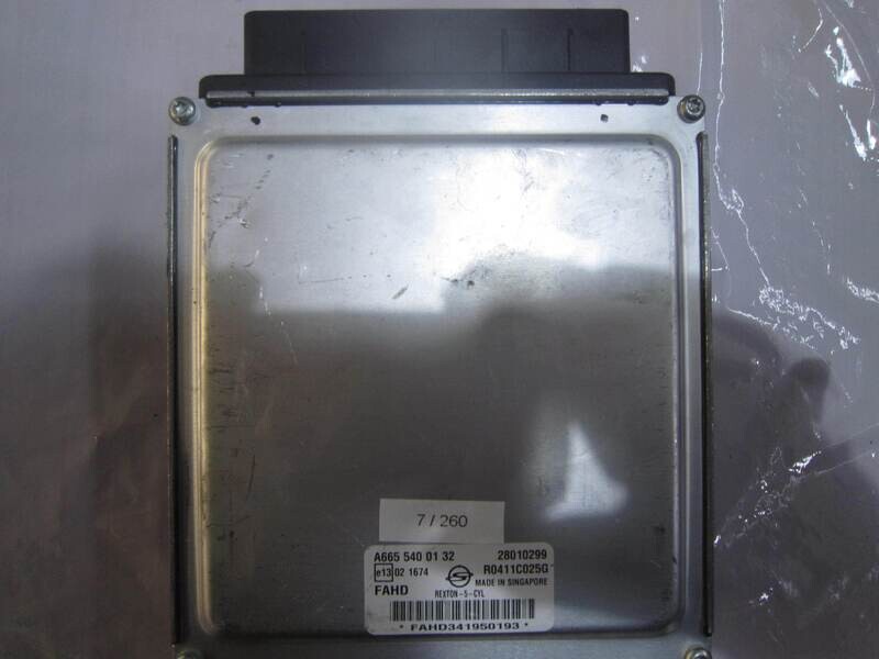 7-260 Centralina Motore Delphi A665 540 01 32 A6655400132 28010299 R0411C025G FAHD SSANGYONG Diesel REXTON 2.7