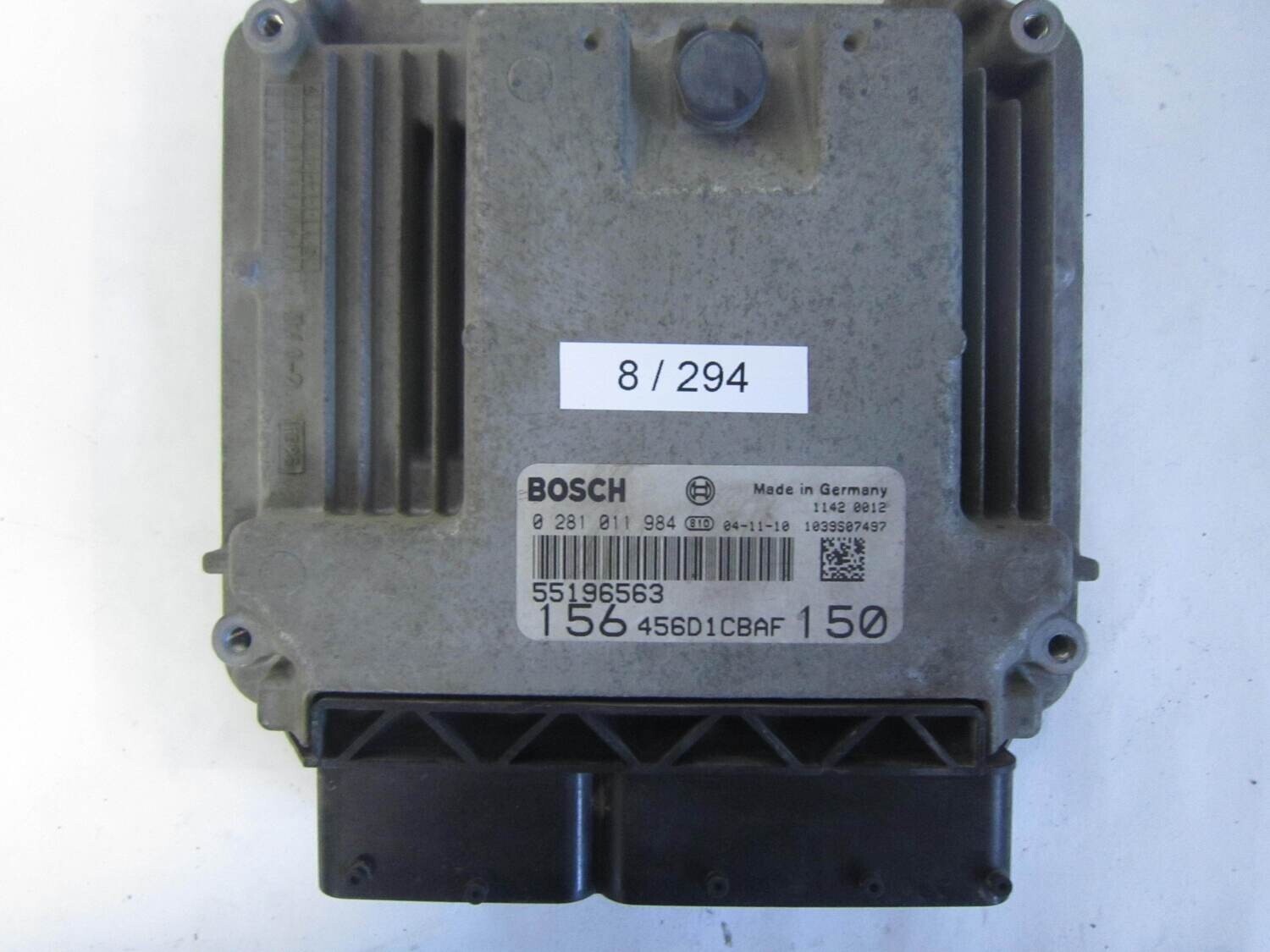 8-294 centralina motore bosch 0281011984 0 281 011 984 55196563  1039s07497  156 456d1cbaf 150 156456d1cbaf150   alfa romeo / fiat / lancia  156
