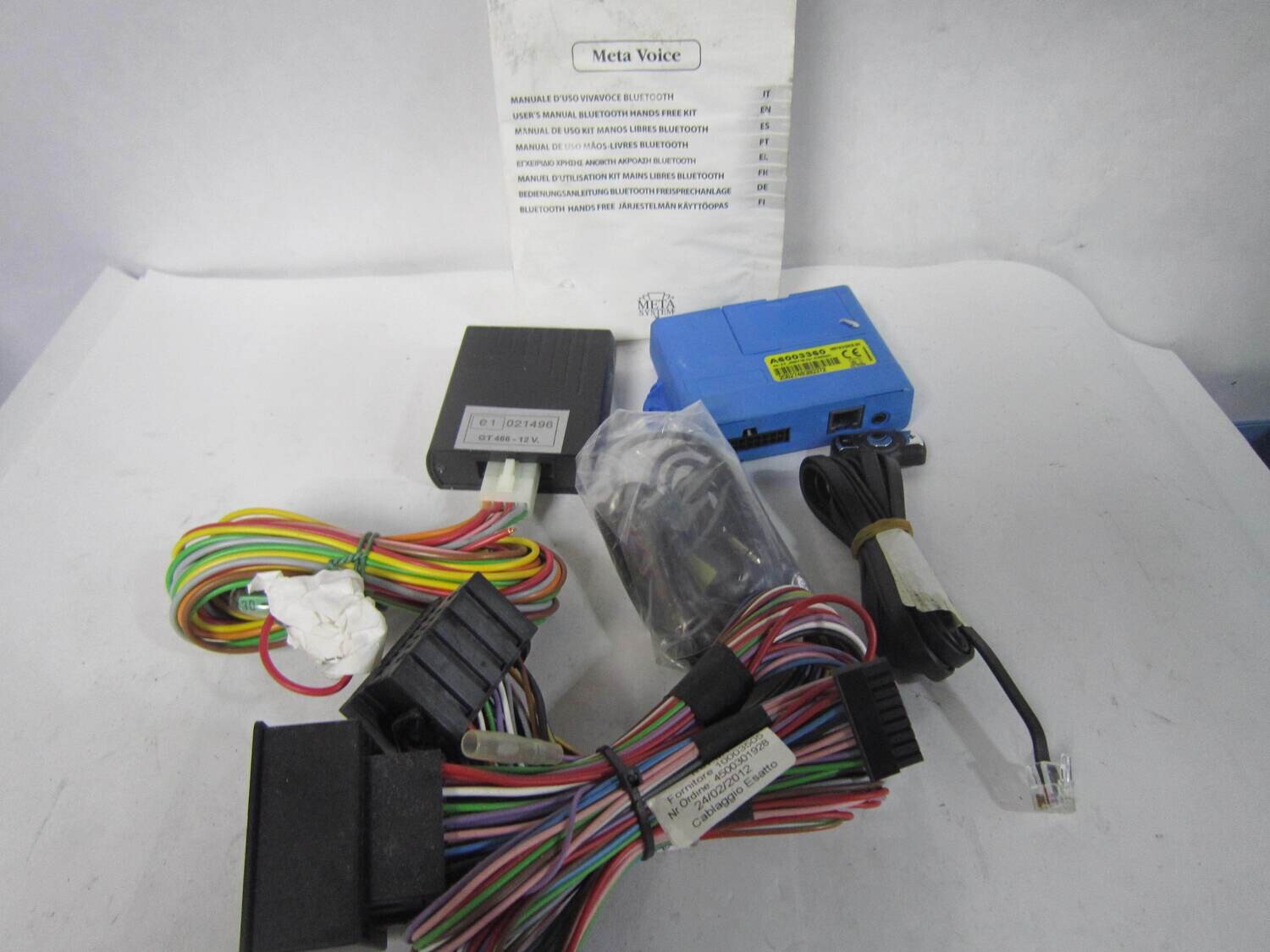 70-63 Centralina Bluetooth MetaSystem KIT COMPLETO METAVOICE M1