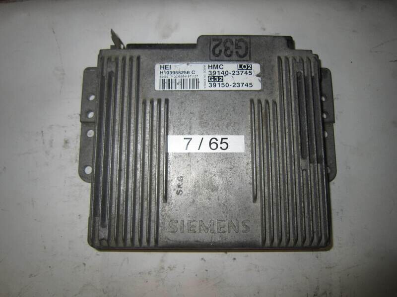 7-65 Centralina Motore Siemens H103955256C H103955256 C 39140-23745 3914023745 39150-23745 3915023745 G32    HYUNDAI  Coupe