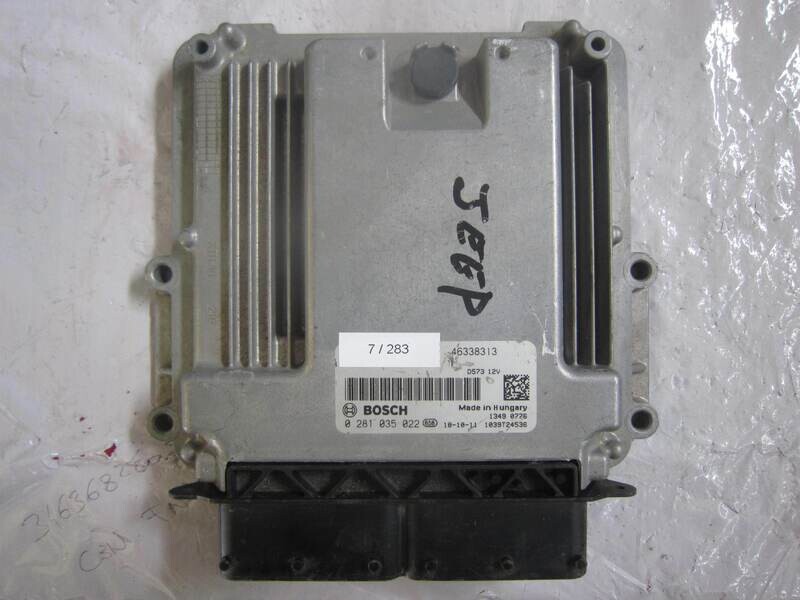 7-283 Centralina Motore Bosch 0 281 035 022 0281035022 46338313 1039T24536 JEEP Diesel RENEGATE