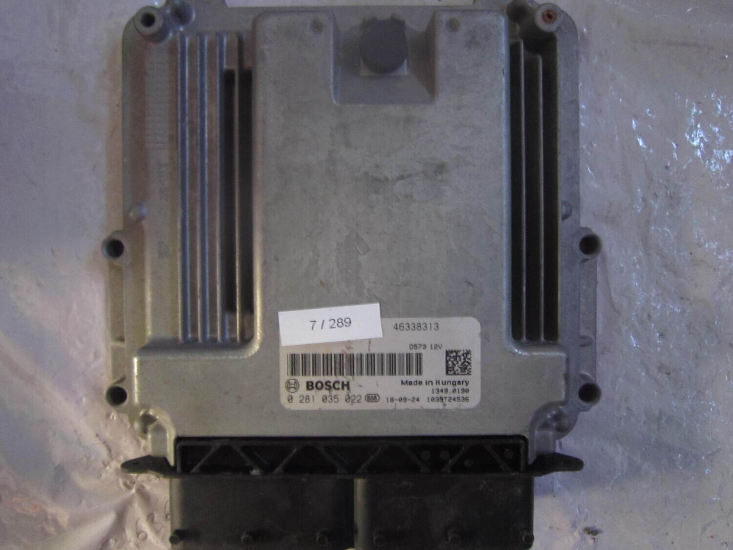 7-289 Centralina Motore Bosch 0 281 035 022 0281035022 46338313 1039T24536 JEEP Diesel RENEGATE