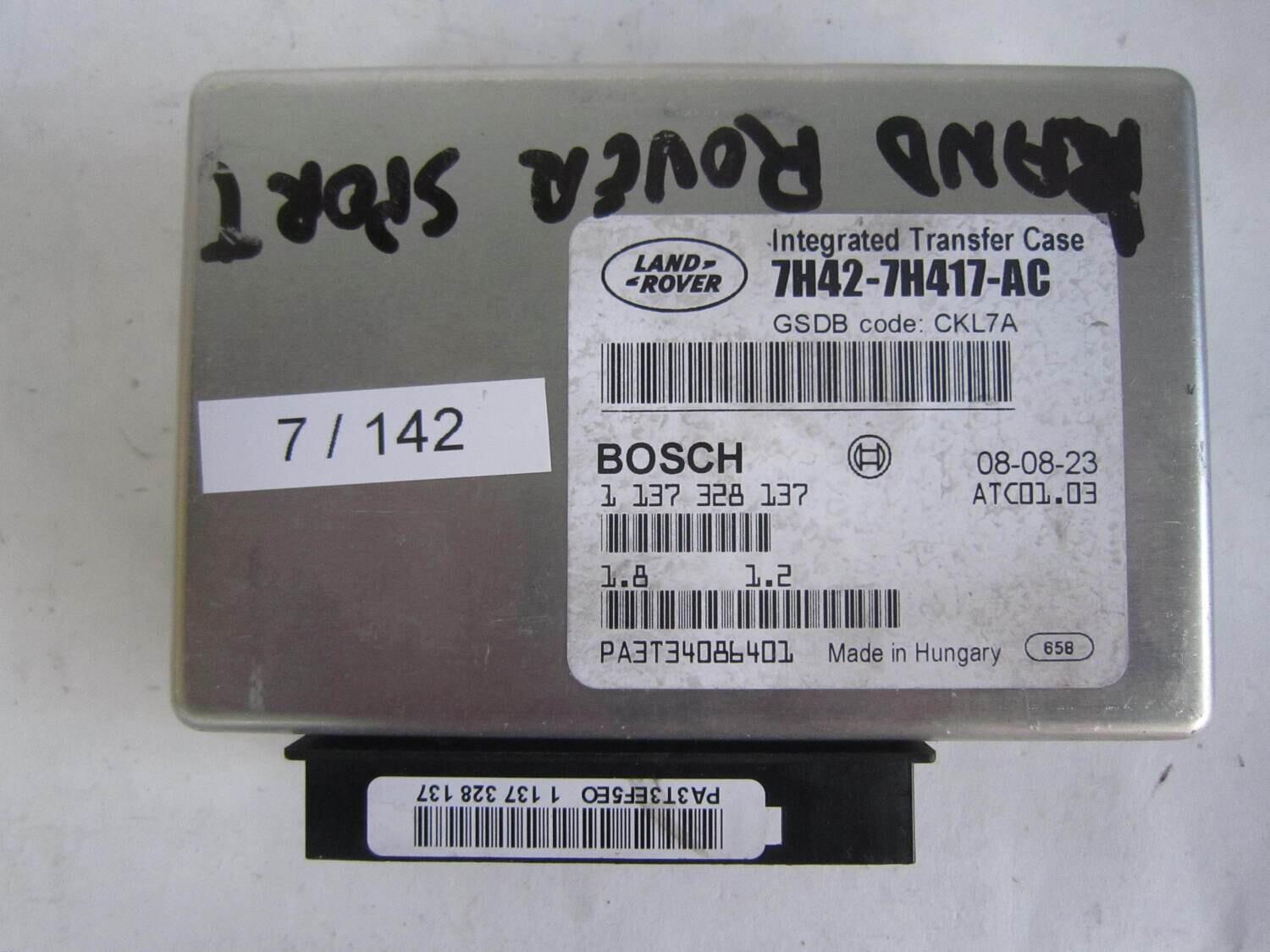 7-142 Centralina Cambio Automatico Bosch 1 137 328 137 1137328137 7H42-7H417-AC 7H427H417AC ATCD1.03 LAND ROVER RANGE ROVER SPORT