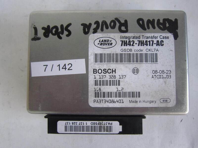 7-142 Centralina Cambio Automatico Bosch 1 137 328 137 1137328137 7H42-7H417-AC 7H427H417AC ATCD1.03 LAND ROVER RANGE ROVER SPORT