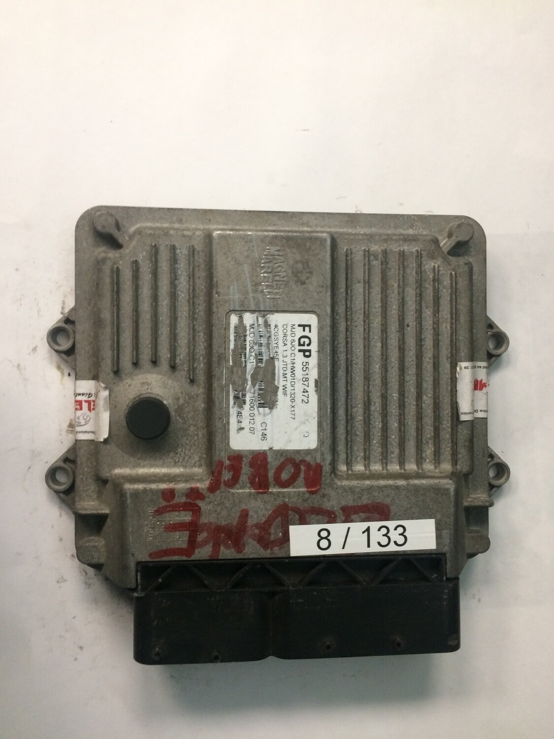 8-133 Centralina Motore Magneti Marelli 51805375 71600.197.00 7160019700 MJD 6F3.Y1 HW03T/3454-Y166 ALFA ROMEO / FIAT / LANCIA Diesel YPSILON 1.3