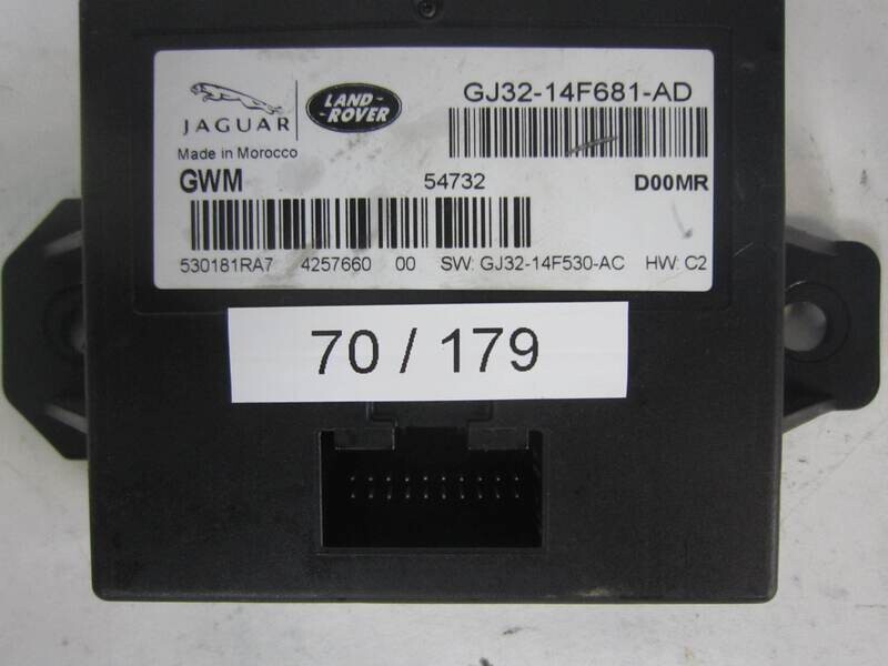 70-179 centralina porte land rover gj32-14f681-ad sw gj32-14f530-ac    land rover evoque