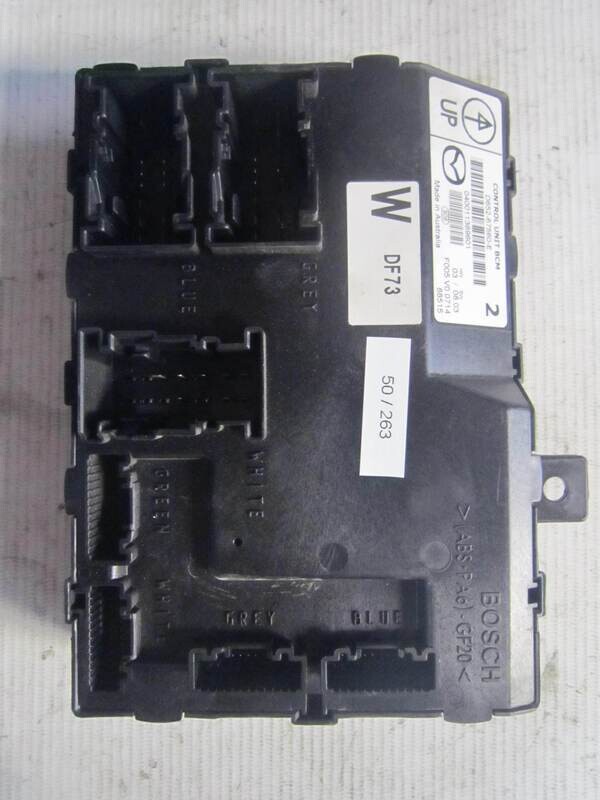 50-263 Body Computer Bosch D652-67560-E D65267560E F005 V0 0714 F005V00714 HW 03 SW 08.03 MAZDA Generica 2