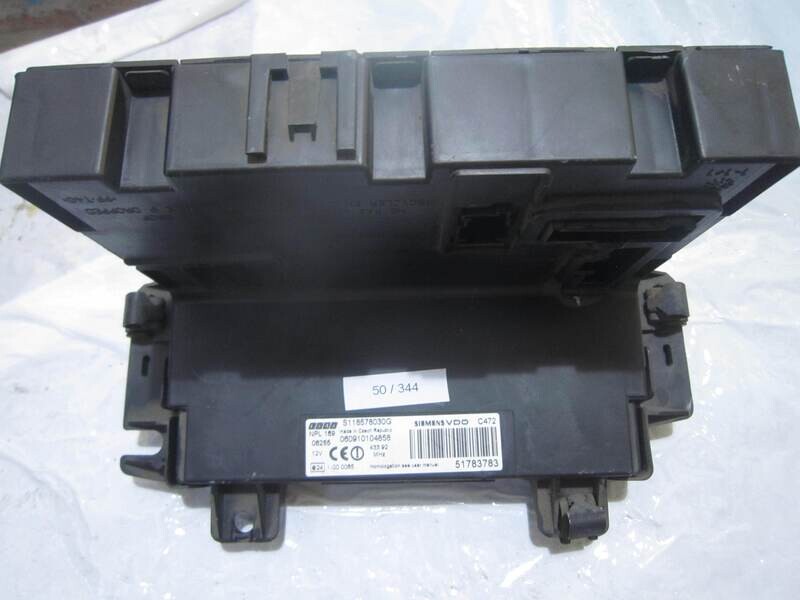 50-344 Body Computer Siemens S118578030G 51783783   ALFA ROMEO / FIAT / LANCIA Diesel PANDA 1.3