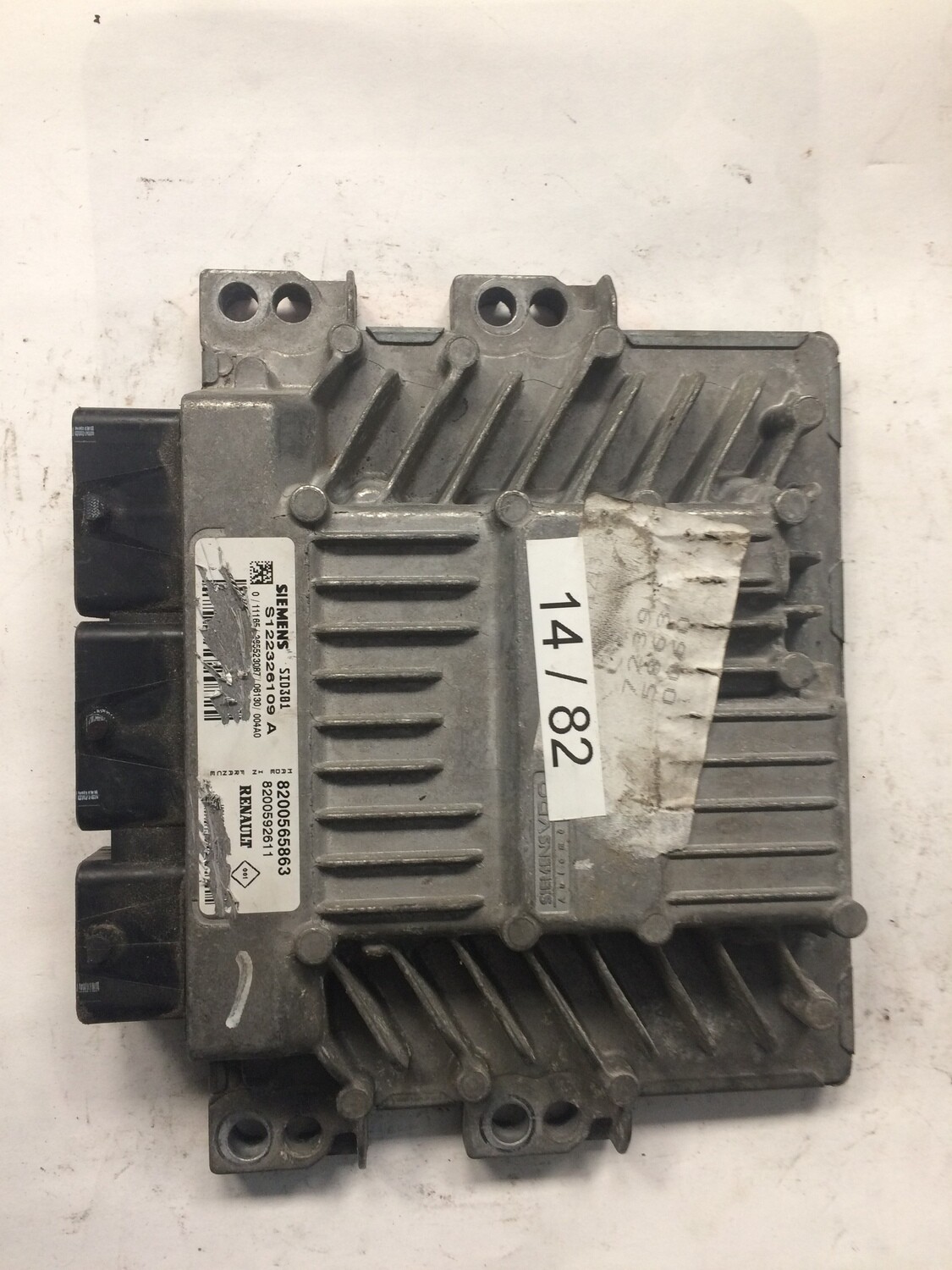14-82 Centralina Motore Siemens S122326109A S122326109 A 8200565863 8200565863 8200592611 8200592611 SID301 RENAULT MEGANE 1.5 DCI