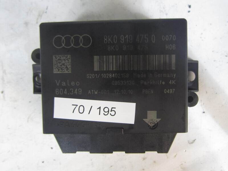 70-195 Centralina sensori parcheggio Valeo 8K0 919 475 0 8K09194750 604.349 ATW-001   AUDI  Q 5