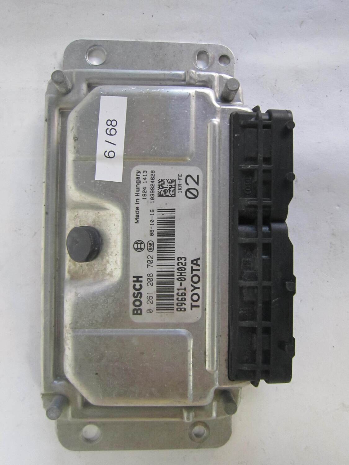 6-68 Centralina Motore Bosch 0261208702 0 261 208 702 89661-0H022 896610H022 1039S12537      TOYOTA  AYGO CITROEN 1.0