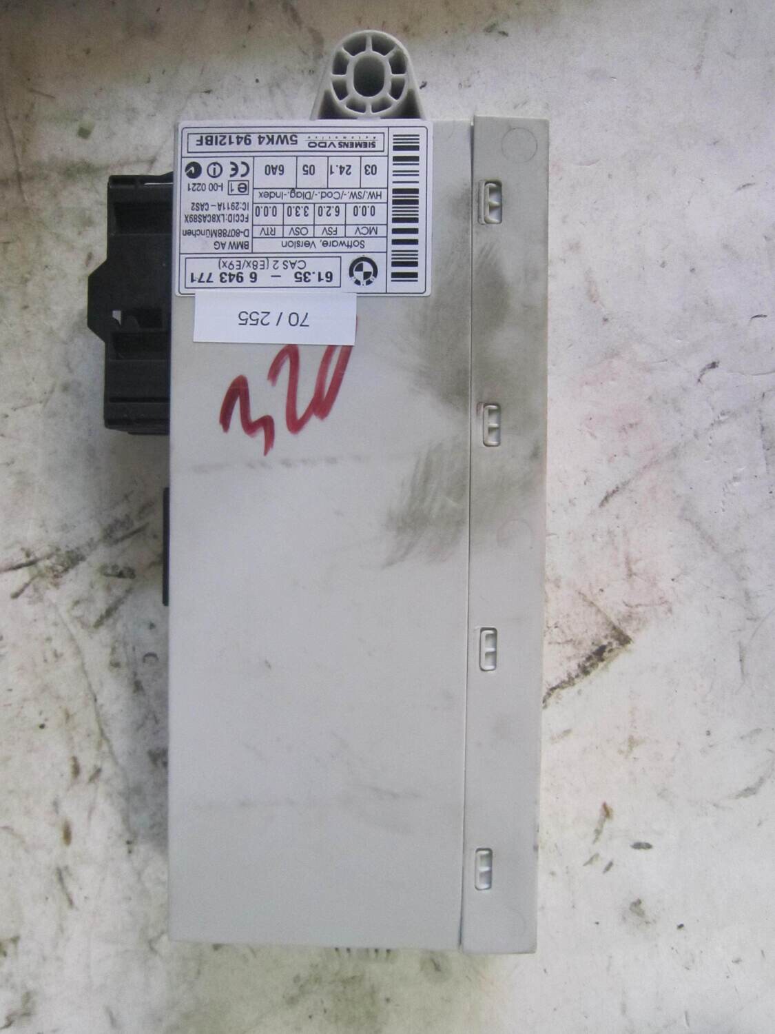 70-255 Centralina Modulo Confort Siemens 5WK4 9412IBF 5WK49412IBF 61.35 6943771 61356943771 CAS 2 (E8X/E9X) BMW Diesel 320